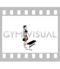 Kettlebell Step-up (VERSION 2) (female)