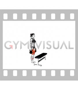 Kettlebell Step-up (VERSION 2) (female)