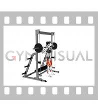 Smith Bench Squat (female)