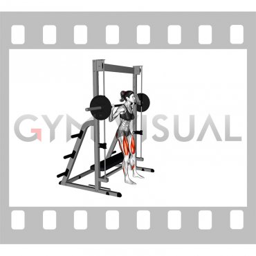 Smith Bench Squat (female)