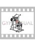 Lever Single Arm Reverse grip Lateral Pulldown (plate loaded)