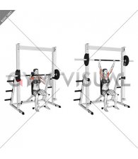 Smith Seated Shoulder Press (female)
