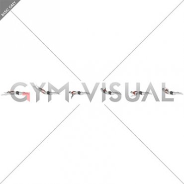 Lying Prone Y to T to W (male)