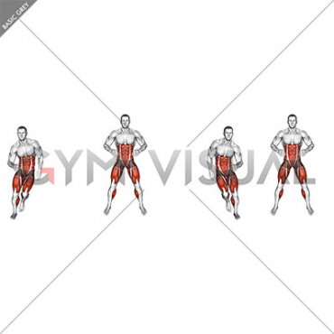 Side to Side Hop (male)