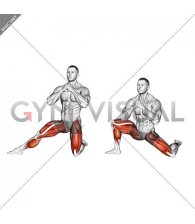 Half Kneeling Side Lunge (male)