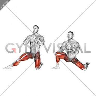 Half Kneeling Side Lunge (male)