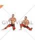 Half Kneeling Side Lunge (male)