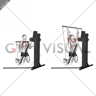 Cable Kneeling Military Press (VERSION 3)