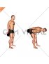 Kettlebell Standing Behind Back Romanian Deadlift