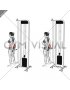 Cable Standing Back Wrist Curl (female)