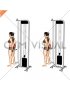 Cable Standing Back Wrist Curl (female)
