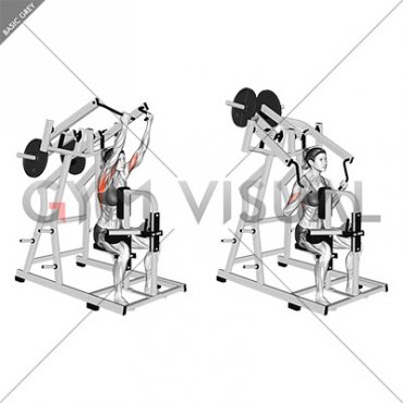 Lever Reverse grip Lateral Pulldown (plate loaded) (female)