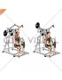 Lever Single Arm Reverse grip Lateral Pulldown (plate loaded) (female)