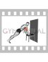 Incline Close Grip Push-up with Chair against Wall