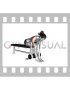 Dumbbell Seated Bent Over Rear Delt Row (female)