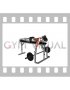 Barbell Lying Close Grip Underhand Row on Rack (female)