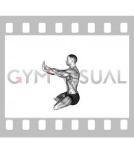 Seated Wrist Flexors Stretch (male)