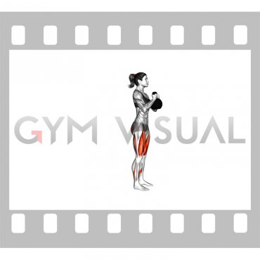 Kettlebell Rear Lunge (female)