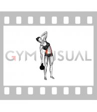 Kettlebell Side Bend (female)
