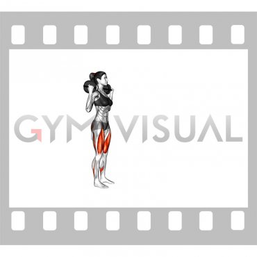 Weighted Sandbag Forward Lunge (female)