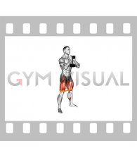Dumbbell Banded Goblet Squat