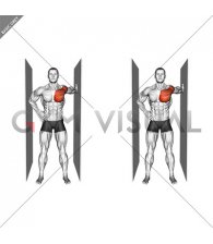 Standing one arm chest stretch