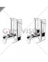 Cable Bench Press (female)
