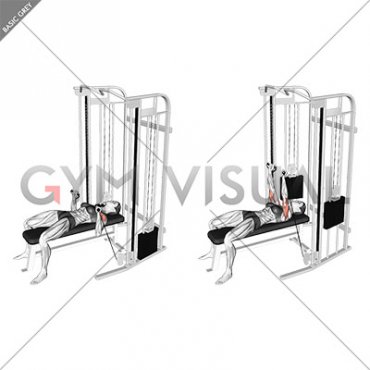 Cable Bench Press (female)