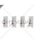 Opposite Arm and Leg Raise against Wall (male)