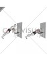 Incline Close Grip Push-up with Chair against Wall