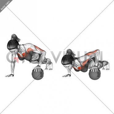 Push-up Medicine Ball (female)