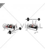 Barbell Bent Arm Pullover (female)