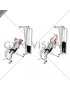 Cable Rope Incline Tricep Extension