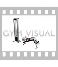 Cable Decline Crunch (female)
