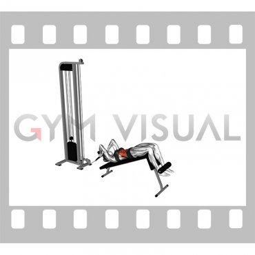 Cable Decline Crunch (female)