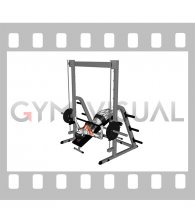 Smith Wide Grip Decline Bench Press (female)