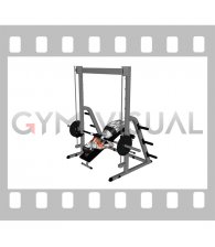 Smith Machine Reverse Decline Close Grip Bench Press (female)