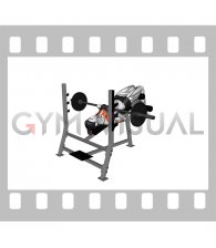 Barbell Decline Close grip Press (male)