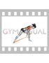 Resistance Band One Arm Bent Over Row (female)