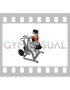 Lever Alternating Narrow Grip Seated Row (plate loaded) (female)