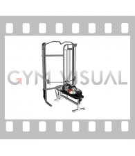 Cable Lying Bench Cross Lateral Raise (female)