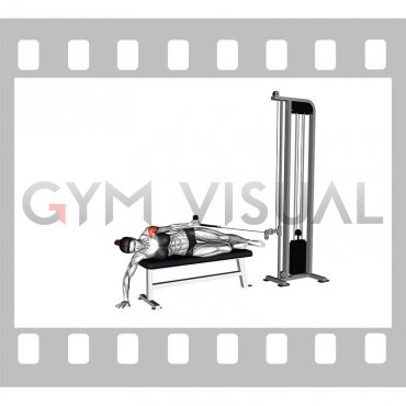Cable Side Lying Single Arm Lateral Raise (female)
