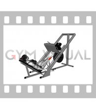 Sled One Leg Calf Press on Leg Press (female)