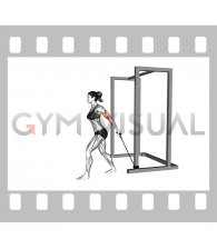 Band 45 degrees One Arm Biceps Curl (female)