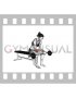 EZ Bar Seated Wrist Reverse Curl (female)