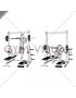 Smith Unilateral Bulgarian Split Squat from Deficit (male)