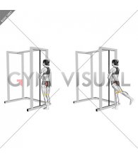 Resistance Band Standing Hip Extension (female)
