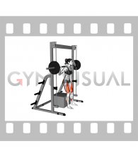 Smith Box Squat (female)