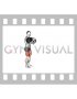 Weighted Sandbag Front Rack Forward Lunge (male)