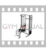 Cable Incline Close grip Bench Press (male)